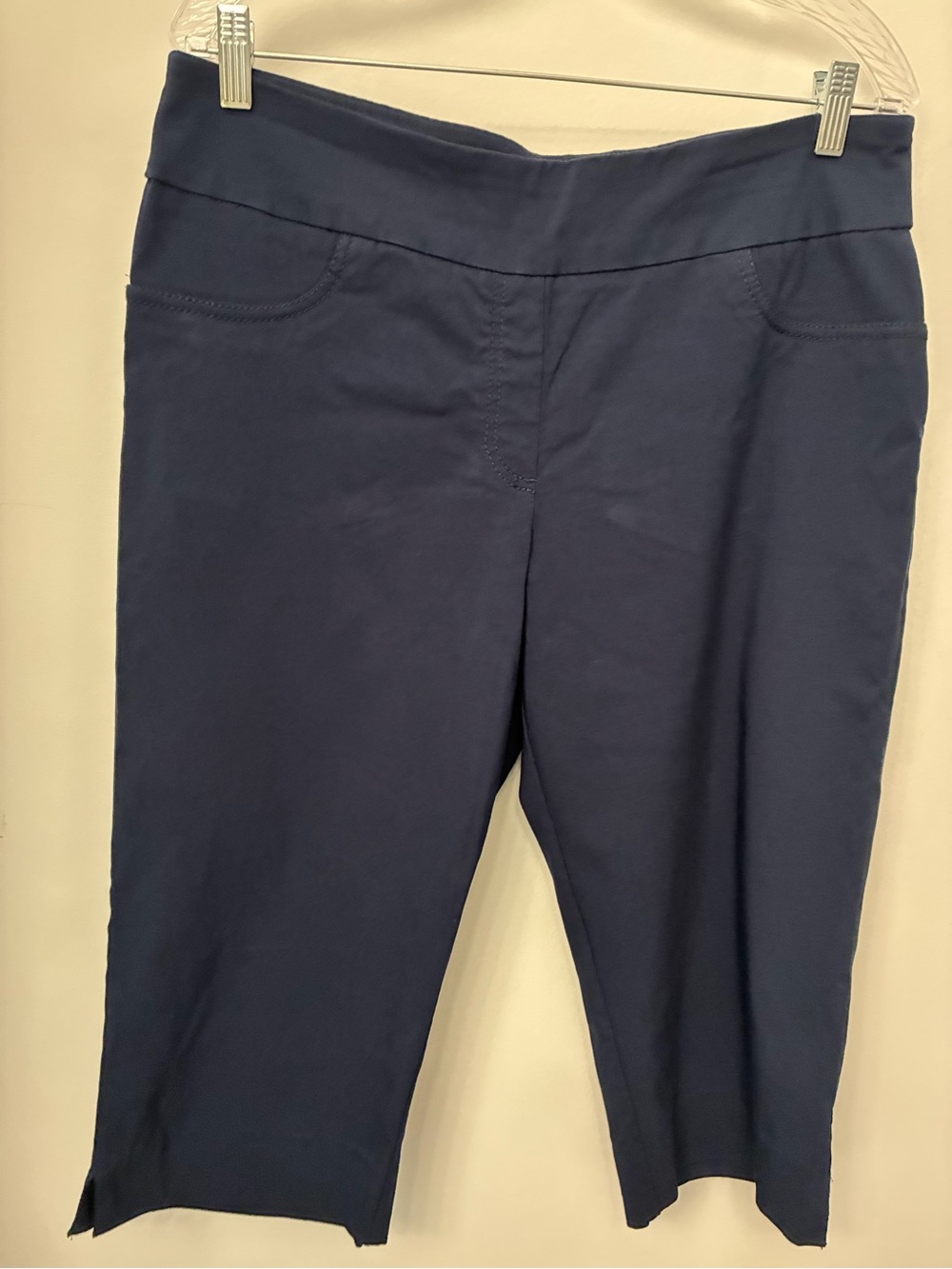 Ruby Rd Women's Navy Pull-On Capri Pants